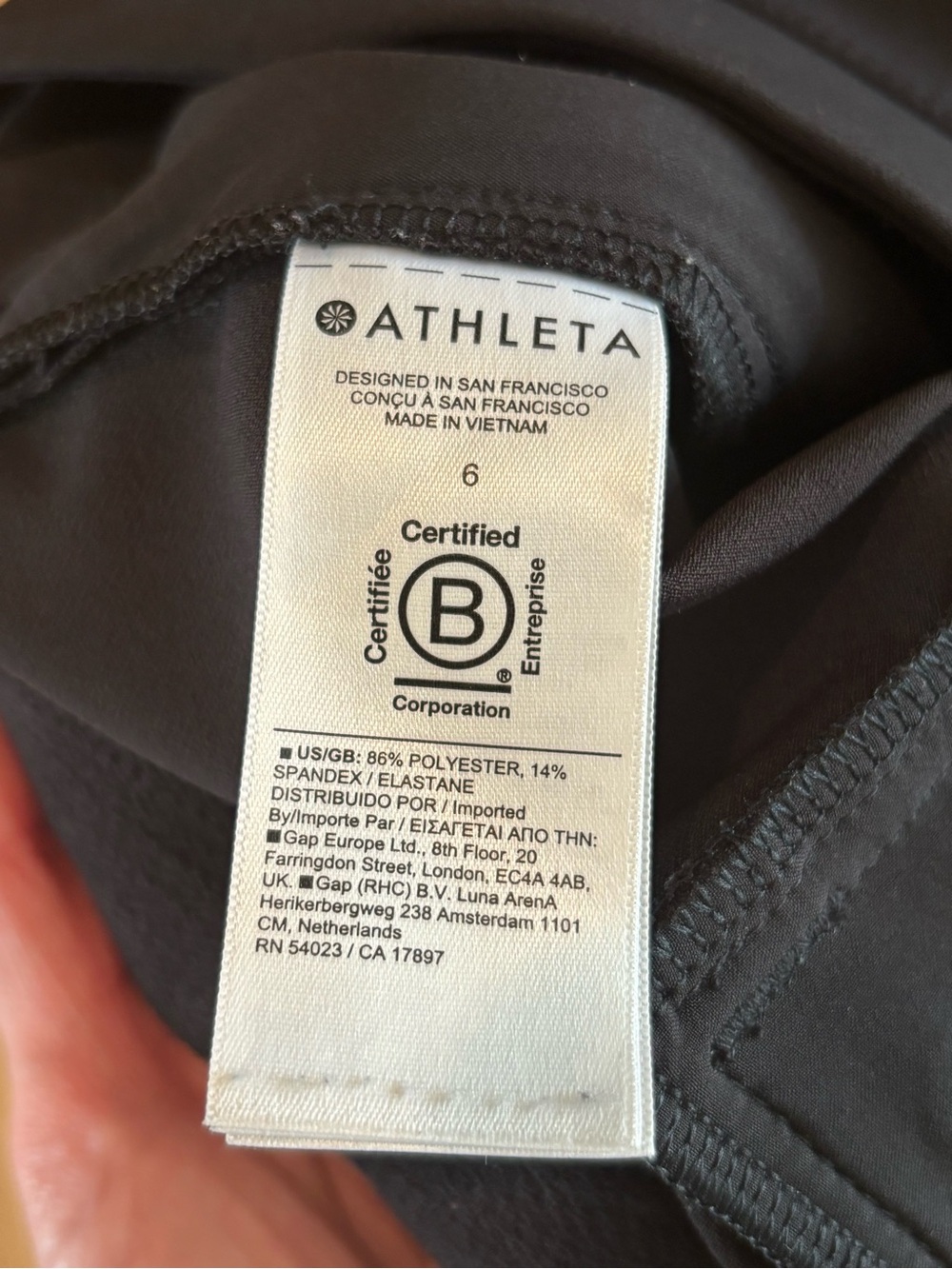 Athleta Endless High Rise Cargo Pants Black Size 6 - Picture 12 of 12